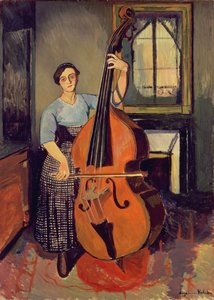 Donna con un contrabbasso, 1908
